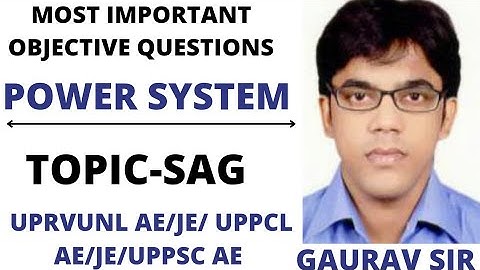 SAG OBJECTIVE QUESTIONS II SAG MCQS II POWER SYSTEM SAG QUESTIONS II BEST SAG OBJECTIVE QUESTIONS