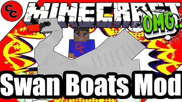 Minecraft Mods: " Swan Boats Mod 1.12.2 "