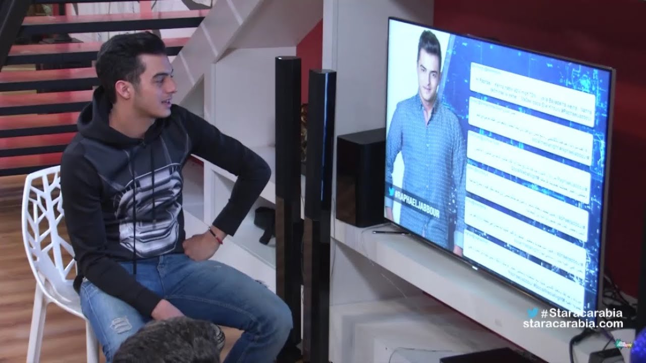 رافاييل جبور من لبنان في جلسة السوشيال ميديا نايت في ستار اكاديمي 11- 26/12/2015