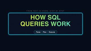 How SQL Queries Actually Run: Parser, Planner, Executor