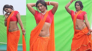 traditional saree video shoot Model Pinki Tiwari