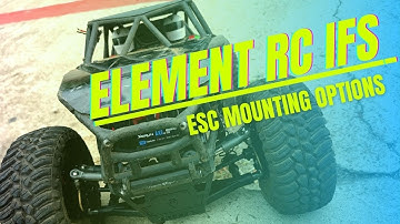 Element RC IFS conversion kit for Enduro, Gatekeeper, Ecto ESC mounting options