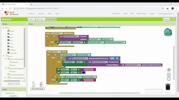 Create an app(MIT App inventor)  to Control arduino through bluetooth