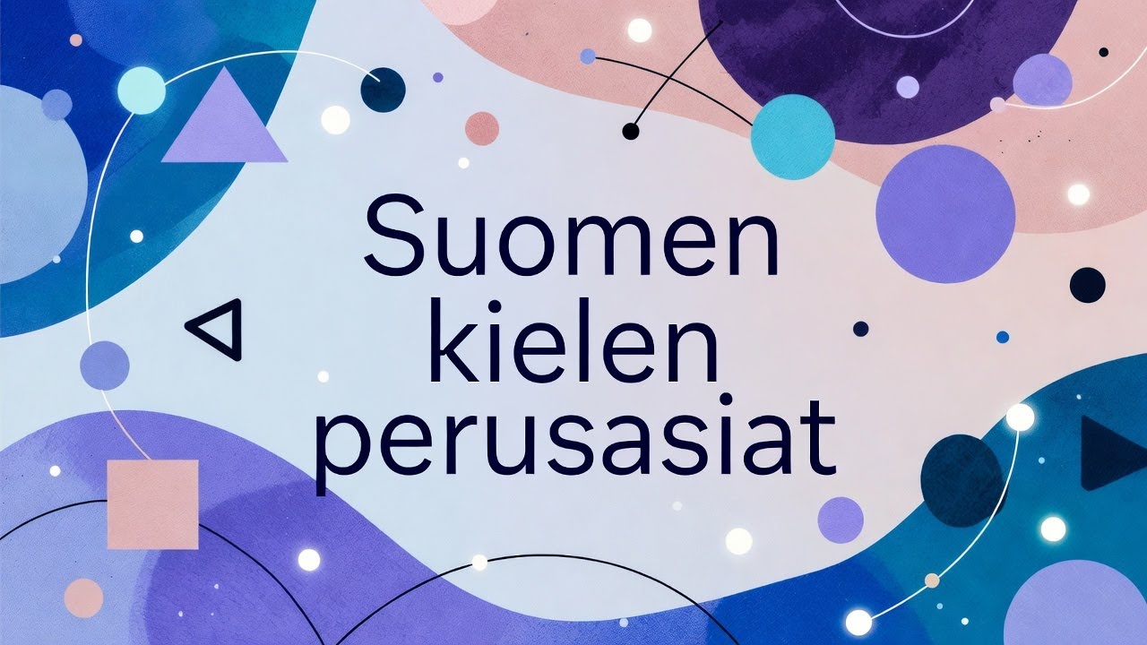 Helppo suomi - opi suomea - perusteet osa II