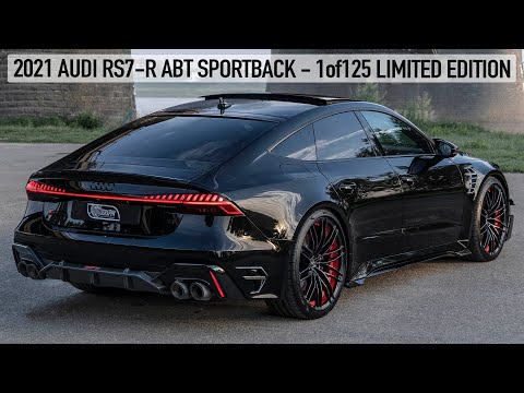 MURDERED OUT! 2021 AUDI RS7-R 740HP ABT 1of125! - AS DARTH VADER AS IT CAN BE - THE BEAST IN DETAIL