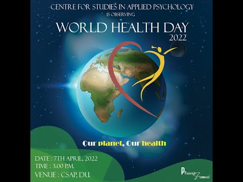 World Health Day observed by Centre for Studies in Applied Psychology, Dibrugarh University