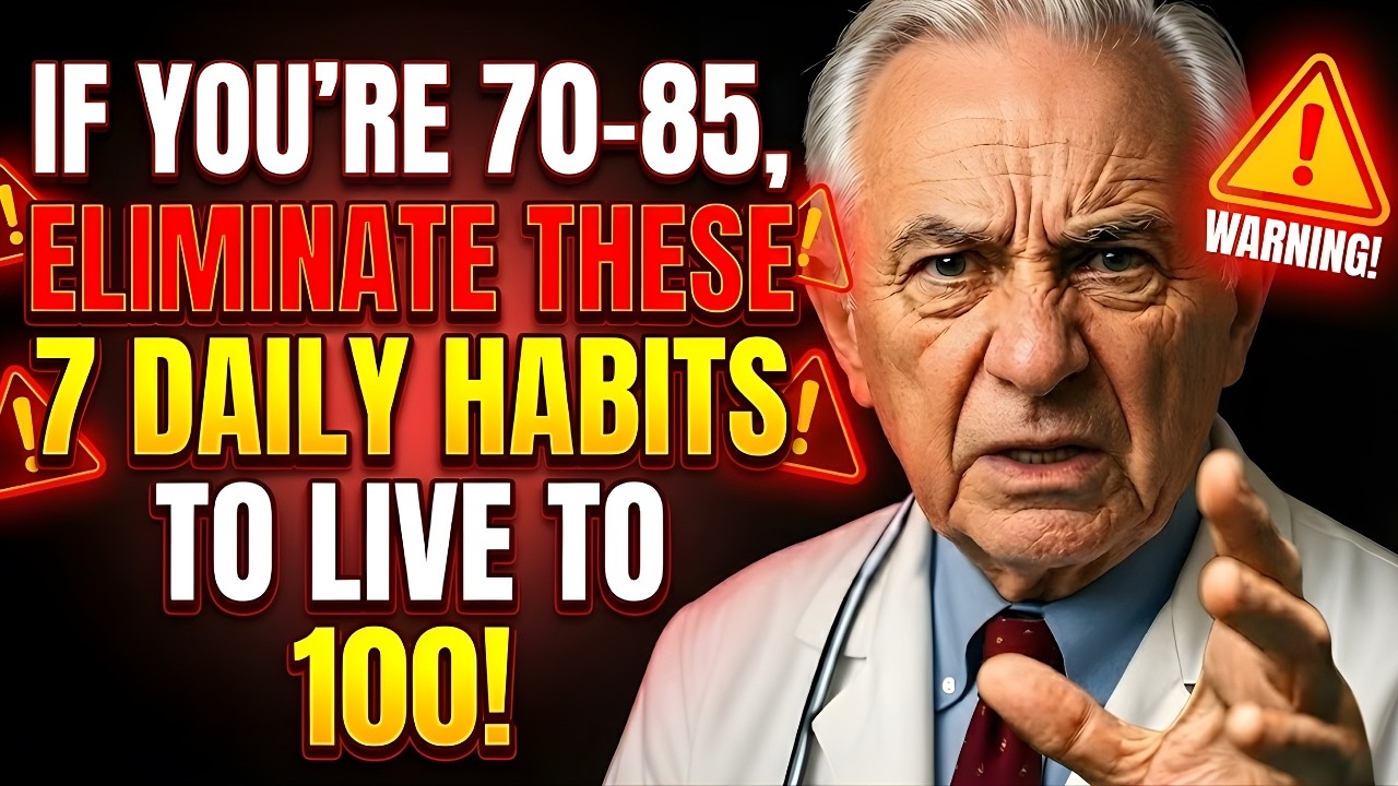 Over 60? 7 Habits You MUST Eliminate to Live to 100 REVERSE Aging TODAY ...