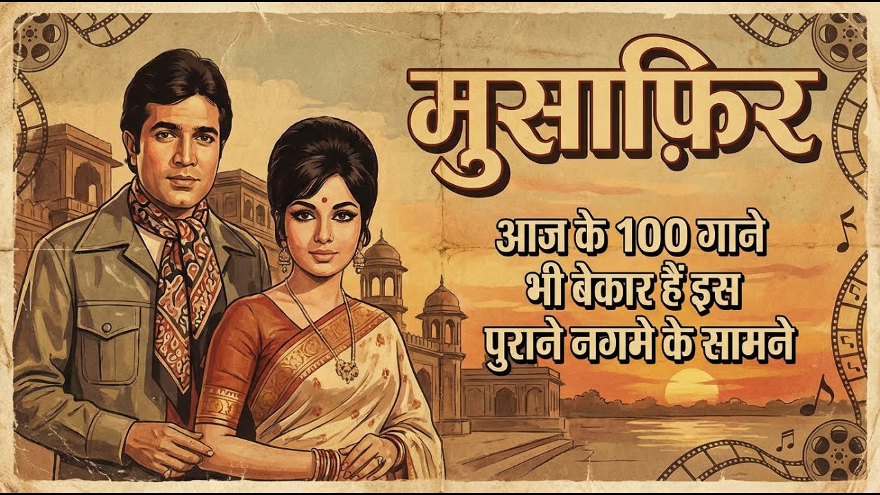 मुसाफ़िर Musafir Rajesh Khanna Style Old Hits Bezubaan Ishq Shayar 