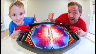 Father & Son PLAY CROSSFIRE! / Shoot The Marbles!