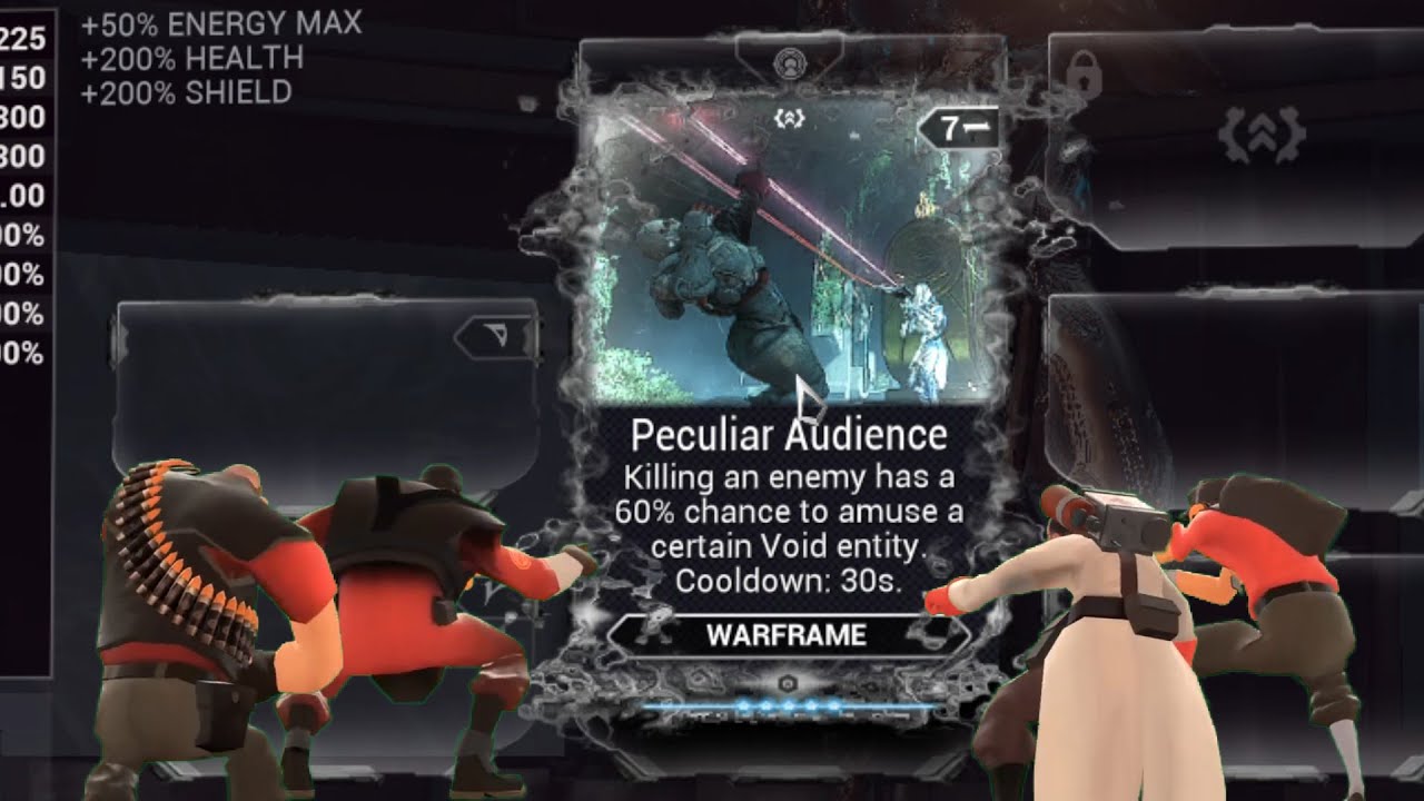 Peculiar Audience, but I added TF2's Schadenfreude in the laughs