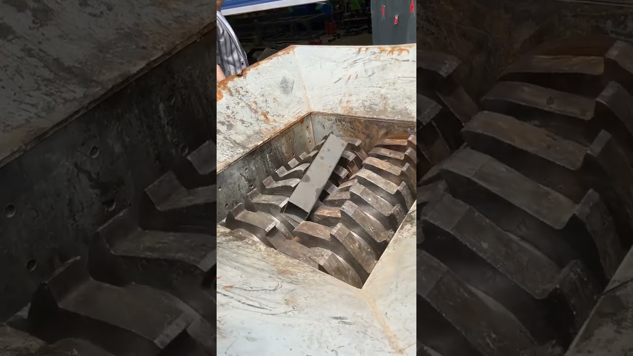 metal shredder. metal crusher. metal recycling machine.