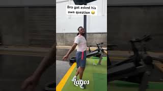 EGUNGUN OF LAGOS GOT ASKED HIS OWN FAVORITE QUESTION BY MAGNITO 😂 #goviral #funny #funnyvideo