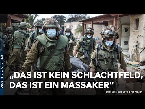 KRIEG IN ISRAEL: Israelische Armee zeigt Ausmaß von Hamas-Massaker in Kibbuz nahe Gaza | WELT News