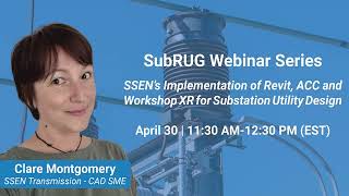 Substation Revit User Group (SubRUG) Meeting 4-30-26