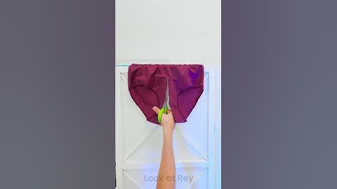 PANTY TOP DIY 🤩🩲 Cute & Creative Fashion Hack! #shorts