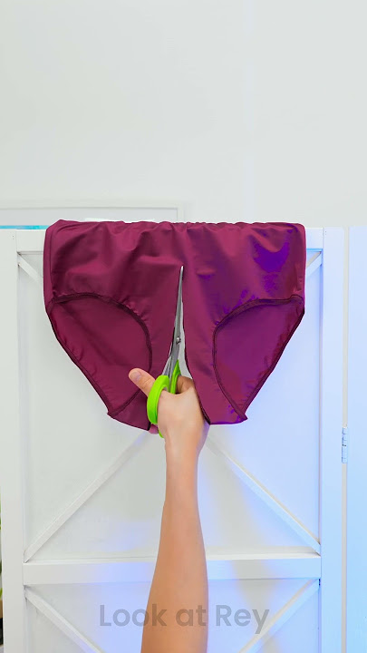 PANTY TOP DIY 🤩🩲 Cute & Creative Fashion Hack! #shorts