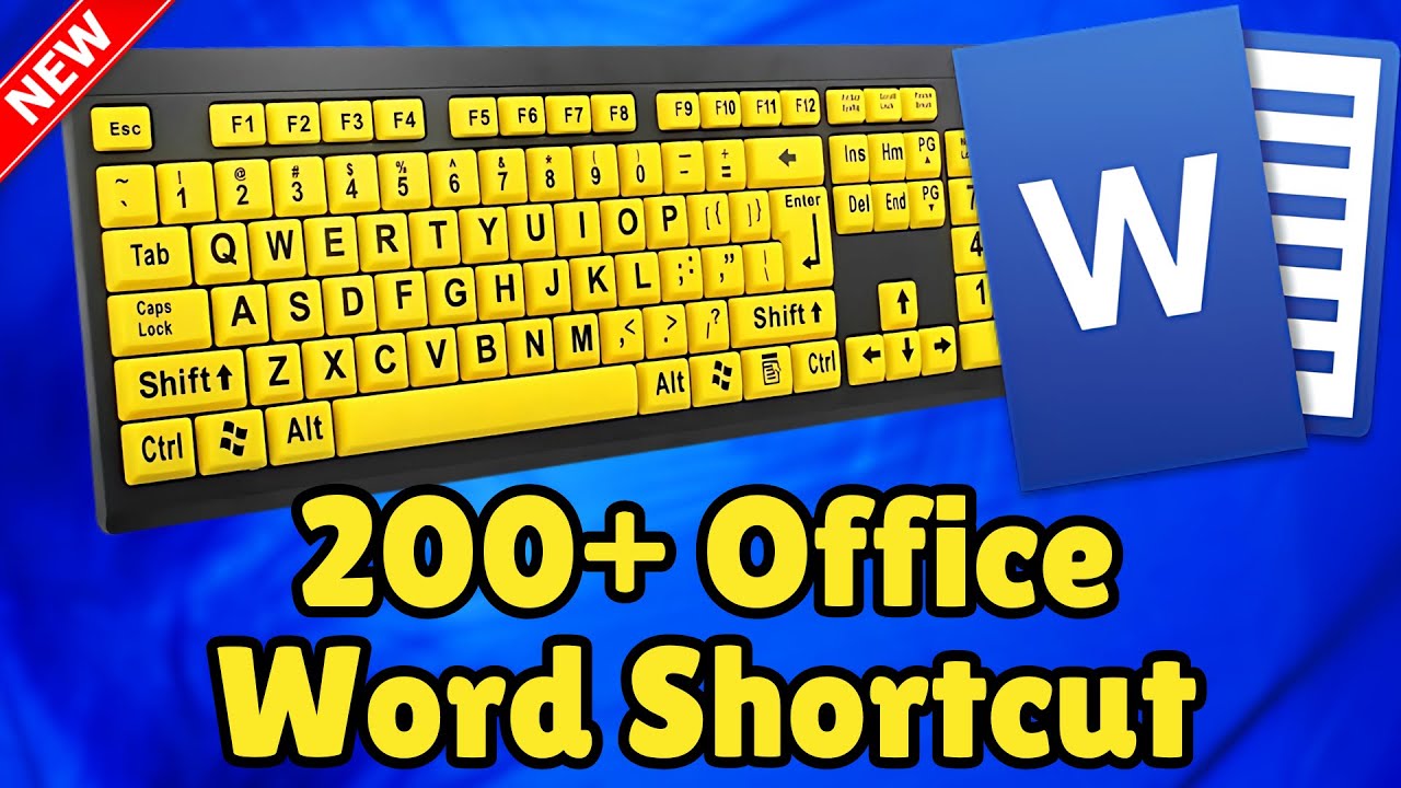 200+ KEYBOARD SHORTCUT MS WORD [PDF] - YouTube