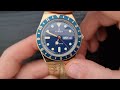 Unboxing & First Impression Timex Q Reissue 1979 Gold Blue Watch (TW2U62000)