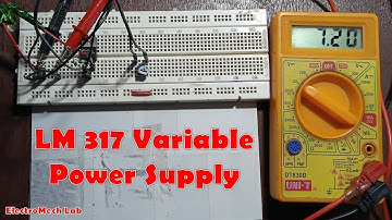 Variable Power Supply with LM317 |  ElectroMech Lab | in Hindi