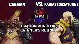 Cebman (Birdie) vs. Kaibasegasaturn2 (Nash) - DPO #63 | SFV Winners Round 1
