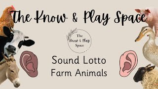 Sound Lotto - VIDEO 4 - Farm Animal Sounds | Phase 1 Phonics | Toddlers Preschoolers EYFS screenshot 3