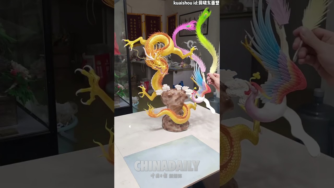 Dragon and phoenix dough blessings