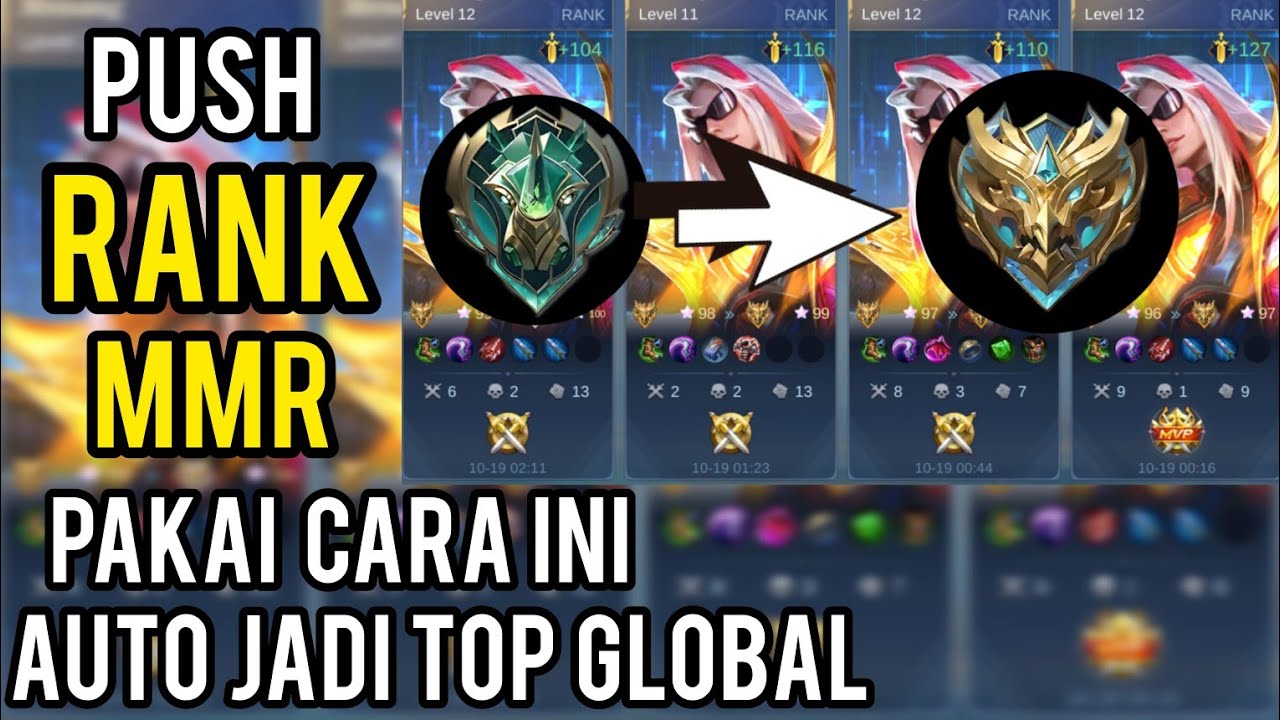 PUSH RANK  MMR VS BOT TERBARU SEASON 39 !! FULL TUTORIAL