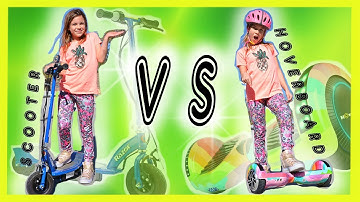 HOVERBOARD VS ELECTRIC SCOOTER | Which is The Best Toy?