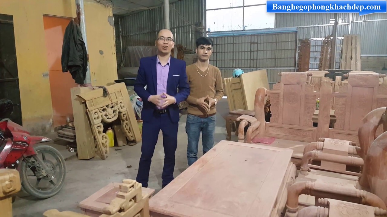 Bộ Bàn Ghế Gỗ Phòng Khách Tần Thủy Hoàng Đẹp-6 món-Gỗ... - youtube