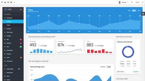 Fuse – Free Angular 8+ Admin Dashboard Flexible template layouts