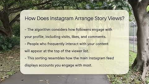 How Does Instagram Arrange Story Views? - Everyday-Networking