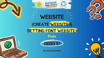 Odoo 17 - Create Website & Setting Font Website pada Modul Website [SIB X PT Ctech ERP Indonesia]