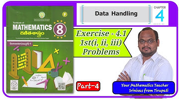 8th Class||4th Chapter||Exercise 4.1||1st Problem||Part-4 #newsyllabus #maths #telugu #english