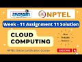 Cloud Computing Week 11 Solutions | NPTEL & Swayam