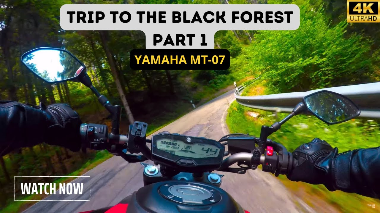 Riding my Yamaha MT-07 in the Black Forest - Part 1 [4K]