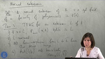 5.4 Examples. Normal extensions. - Introduction to Galois Theory