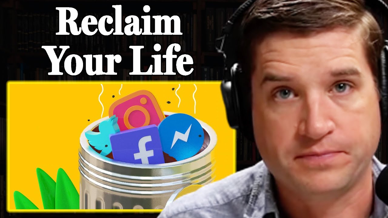 Quitting Social Media: How To Declutter Life & Discover Your True Self Again | Cal Newport thumbnail
