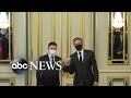 While Visiting Ukraine US Secretary of State Antony Blinken Says The United States Will Respond To Reckless Or Aggressive Acts By Russia