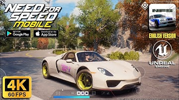 Need For Speed Mobile (English Ver) Gameplay - Porsche 918 Spyder (PvP & Hot Pursuit) Ultra Graphics