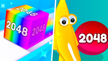 Chain Cube 2048 vs Jelly Man 2048 - 1⭐ Max Number 123456789