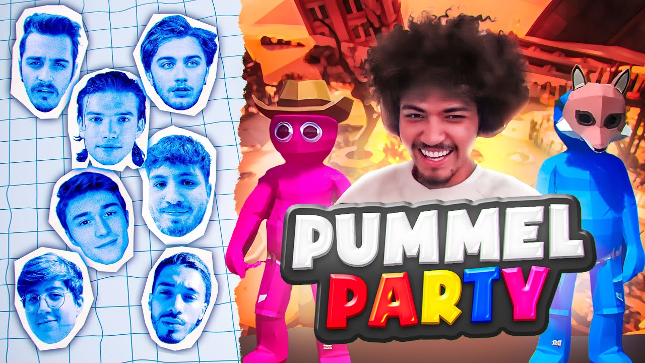 VOD // Pummel Party - Grimkujow, Potatoz, Terracid, Hugo, Jean, Théo, Ecrisio, Diego