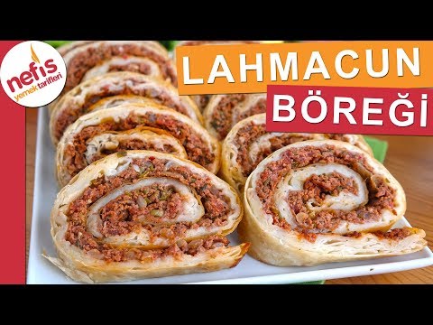 Rulo Lahmacun Böreği Nasıl Yapılır? Hazır Yufka ile