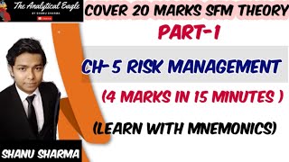Risk Management (SM, Past Exam) with Mnemonics | CA Final SFM Theory 20 Marks | The Analytical Eagle
