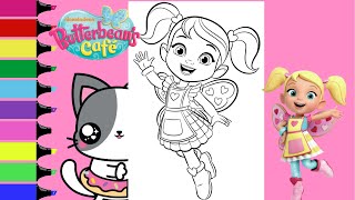 Coloring Butterbean's Cafe Cricket Fairy Glitter Coloring Book Page | Sprinkled Donuts JR