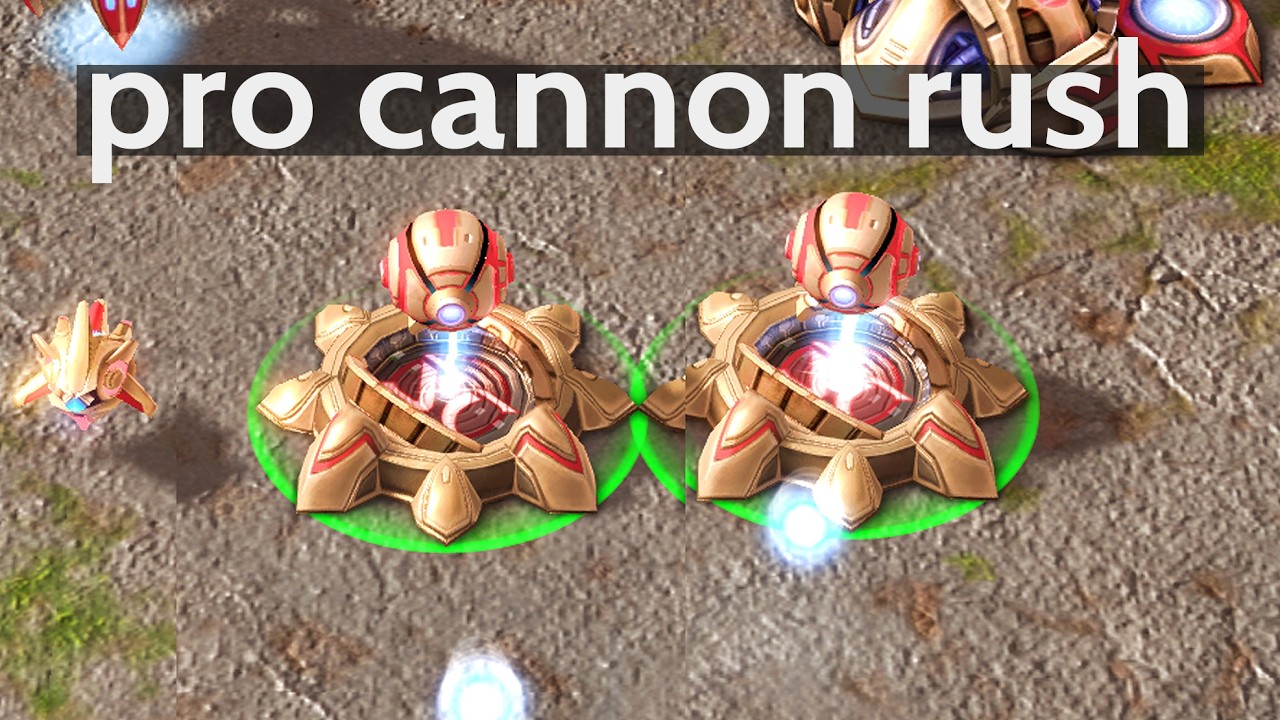 herO's CANNON RUSH Masterclass vs Rogue! StarCraft 2