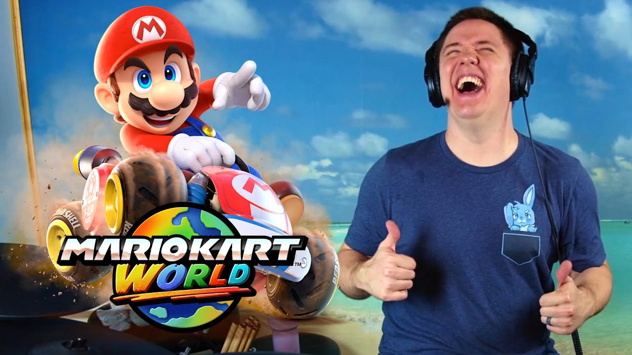 The Day Version Of Steam Gardens In Mario Kart World Blew Me Away On Drums!