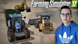 Przywóz piasku na budowę ze Żwirowni ☆ "Od Bizona do Lexiona" #42 FS17 ㋡ MafiaSolec screenshot 5