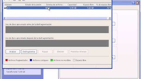 Como desfragmentar el disco duro en windows xp