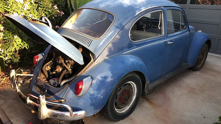1967 VW Beetle Will it Run? Barn Find Part 2 - Pat...