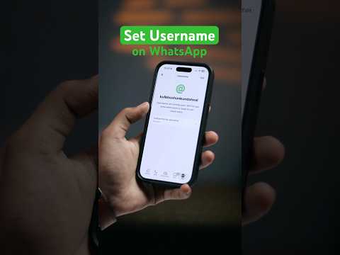 How to set Username in WhatsApp in iPhone & Android 🔥 #WhatsApp New Update